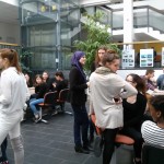 Rencontre avec les élèves au lycée de Prague