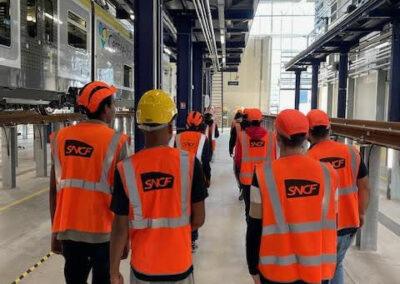 Élèves en stage au sein des structures SNCF
