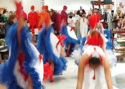 Inauguration des vitrines de Noël - Galeries Lafayette - décembre 2024