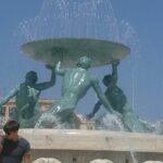 La fontaine aux tritons à La Valette
