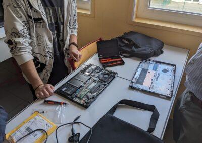 Réparation d'un pc portable