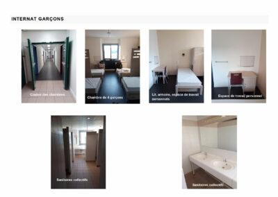 Les différents intérieurs de l'internet pour les garçons au lycée Pothier