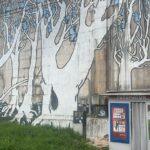 Fresque murale sur le pont du tunnel